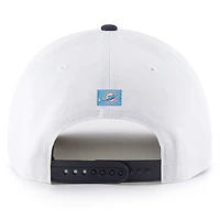 Casquette ajustable blanche patriotique des Dolphins de Miami 1947 pour homme
