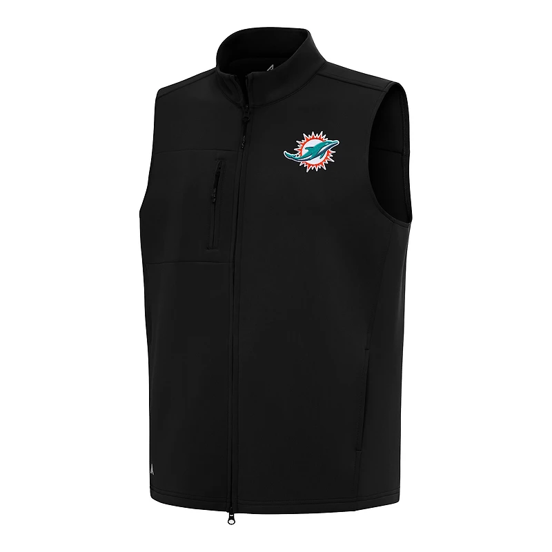Gilet zippé intégral Antigua Black Miami Dolphins Demand pour homme