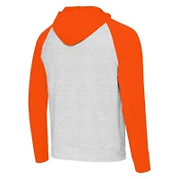 Sweat à capuche gris/orange Antigua pour homme des Miami Dolphins