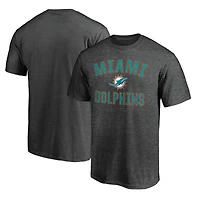 Men's  Charcoal Miami Dolphins Victory Arch T-Shirt