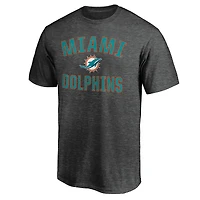 Men's  Charcoal Miami Dolphins Victory Arch T-Shirt