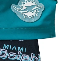 Men's Chubbies Aqua Miami Dolphins 5.5" Classic Lined Swim Trunks