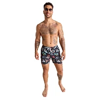 Men's Chubbies Black Miami Dolphins The Neon 5.5" Classic Lined Swim Trunks