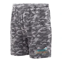 Short camouflage Biscayne Concepts Sport Charcoal Miami Dolphins pour hommes