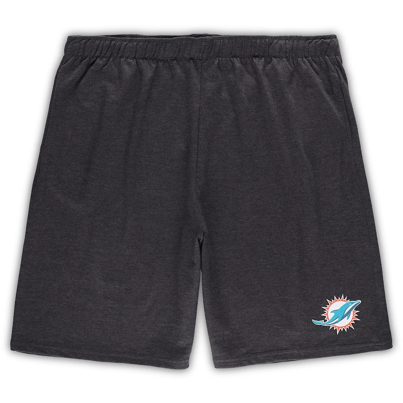 Ensemble haut et short Concepts Sport blanc/anthracite pour homme des Dolphins de Miami, grande taille