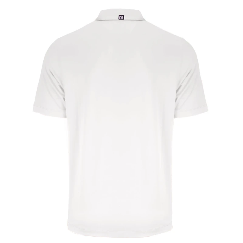 Polo blanc recyclé Forge Throwback pour homme Cutter & Buck des Dolphins de Miami