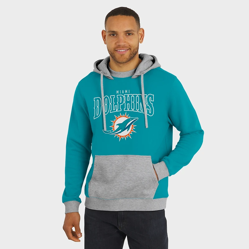 Men's Darius Rucker Collection by Fanatics Aqua Miami Dolphins Coaches Hoodie