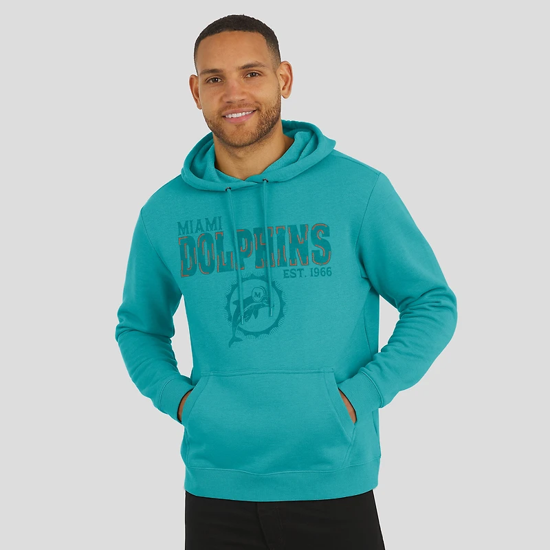 Men's Darius Rucker Collection by Fanatics  Aqua Miami Dolphins Hoodie