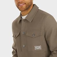 Veste camionneur à boutons pour homme Darius Rucker Collection by Fanatics, couleur beige, des Miami Dolphins