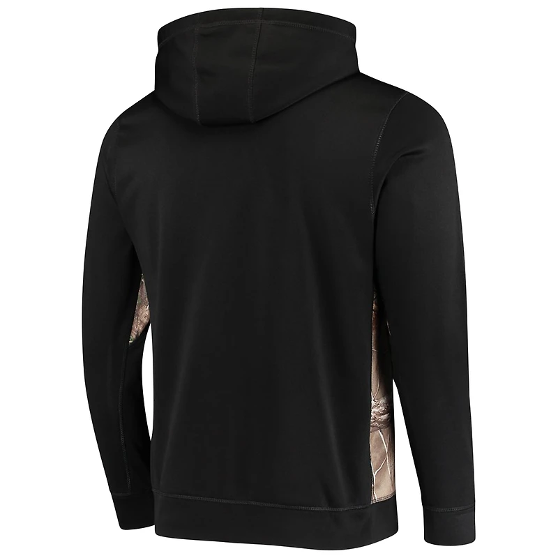 Sweat à capuche entièrement zippé en molleton technique Dunbrooke Camo Miami Dolphins Decoy pour hommes, noir/Realtree