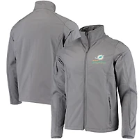 Veste zippée intégrale Dunbrooke Charcoal Miami Dolphins Sonoma pour hommes