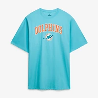 Men's Fanatics Aqua Miami Dolphins Big & Tall Arch Logo T-Shirt