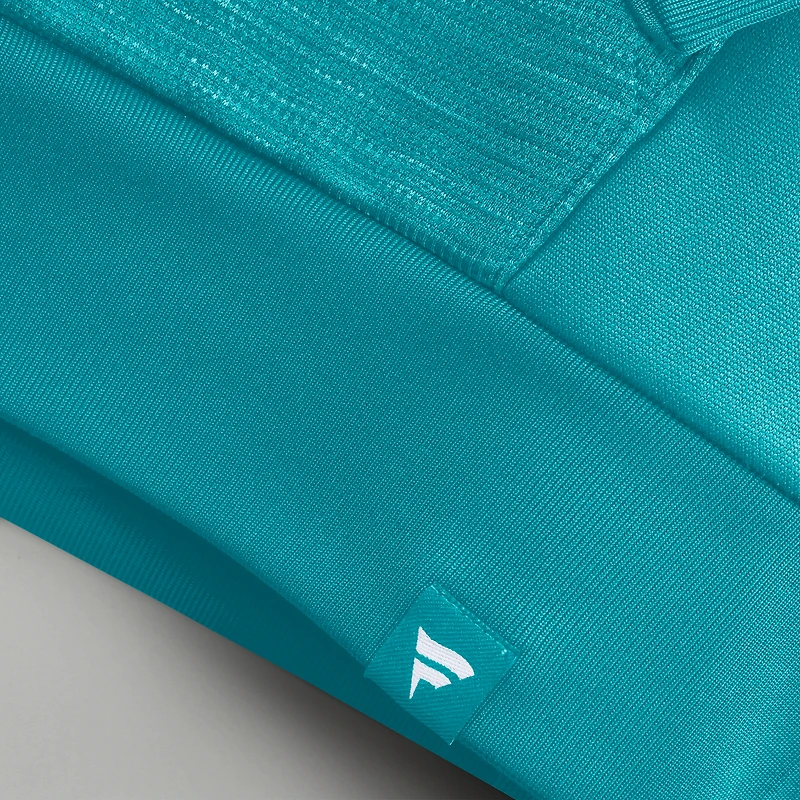 Men's Fanatics Aqua Miami Dolphins Checkdown Pass Full-Zip Hoodie