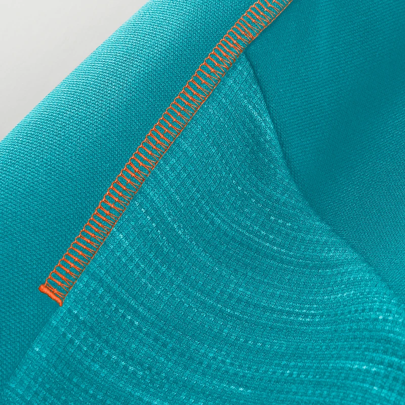 Men's Fanatics Aqua Miami Dolphins Checkdown Pass Full-Zip Hoodie