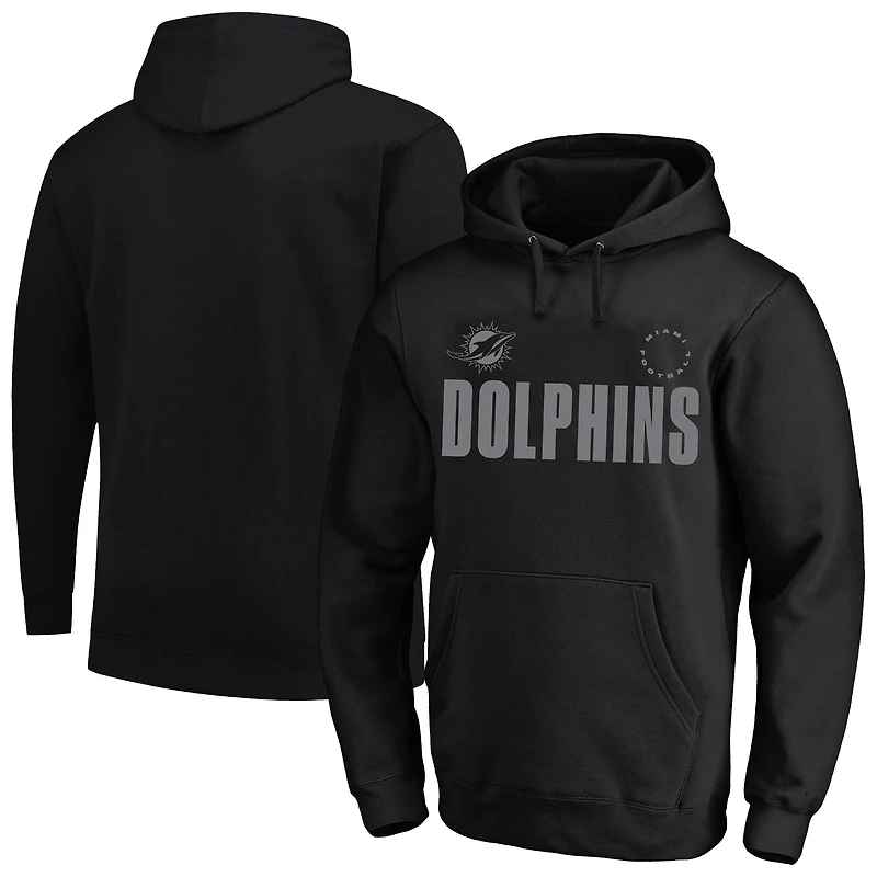 Men's Fanatics Black Miami Dolphins Big & Tall Chip Shot Hoodie