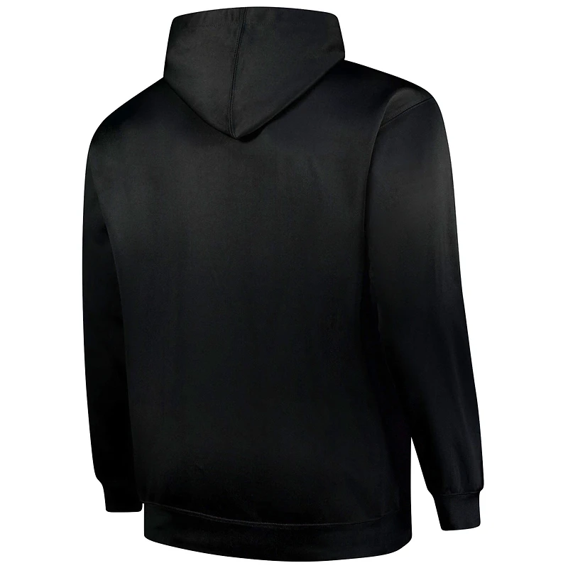 Sweat à capuche en polaire Fanatics Black Miami Dolphins pour hommes, grande taille
