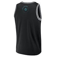 Débardeur en jersey noir Fanatics Miami Dolphins Elements Future Ground pour homme