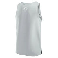 Débardeur gris Fanatics Miami Dolphins Elements pour hommes