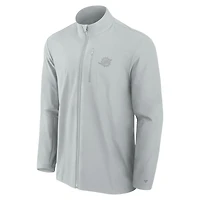 Veste zippée intégrale ton sur Fanatics grise Miami Dolphins Front Office pour homme