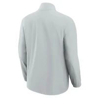 Veste zippée intégrale ton sur Fanatics grise Miami Dolphins Front Office pour homme