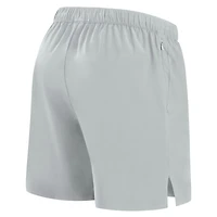 Short Fanatics gris pour homme, style micro ton sur ton