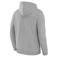 Men's Fanatics Heather Gray Miami Dolphins Delay of Game Legacy Pullover Hoodie