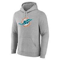 Sweat à capuche en polaire pour homme Fanatics Heather Grey Miami Dolphins Deliver