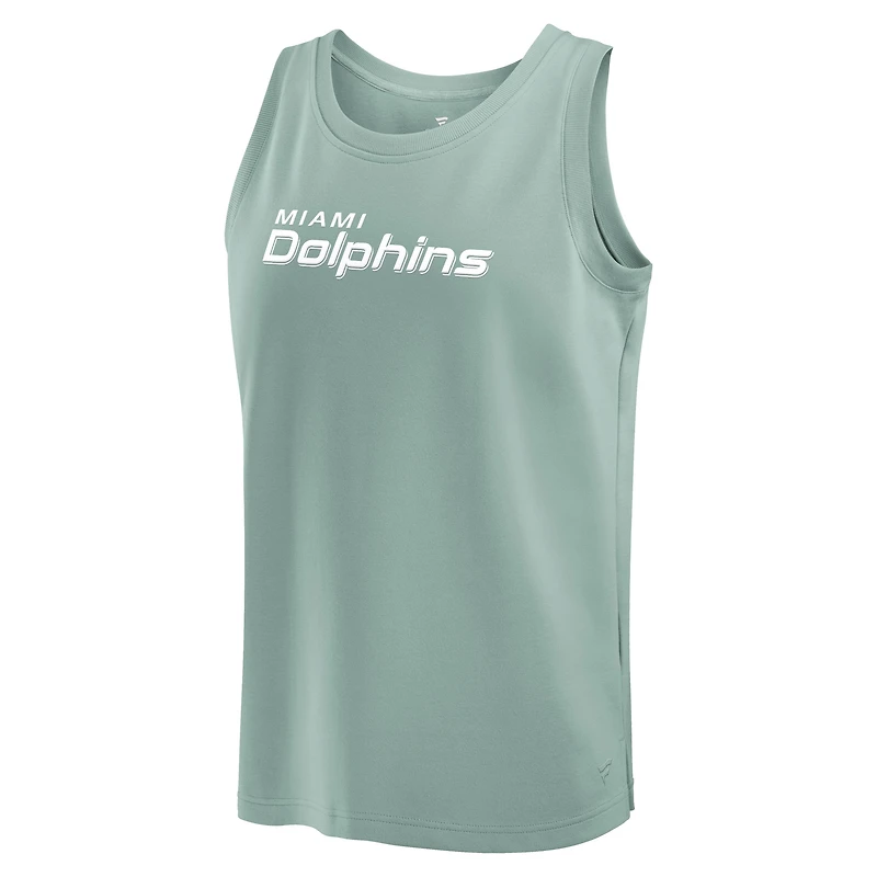 Débardeur Fanatics Menthe Miami Dolphins Elements pour hommes