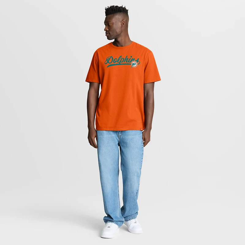 Men's Fanatics Orange Miami Dolphins Fluid Motion Legacy T-Shirt
