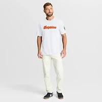 T-shirt classique Fanatics blanc pour homme, motif Miami Dolphins, Legacy