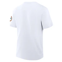 Men's Fanatics White Miami Dolphins Elevated Classic Legacy T-Shirt