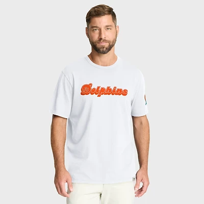 Men's Fanatics White Miami Dolphins Elevated Classic Legacy T-Shirt