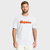 Men's Fanatics White Miami Dolphins Elevated Classic Legacy T-Shirt