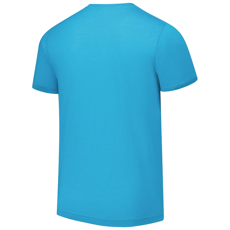 Men's Homage Dan Marino Aqua Miami Dolphins NFL Blitz Retired Player Tri-Blend T-Shirt