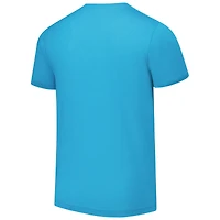 Men's Homage Dan Marino Aqua Miami Dolphins NFL Blitz Retired Player Tri-Blend T-Shirt
