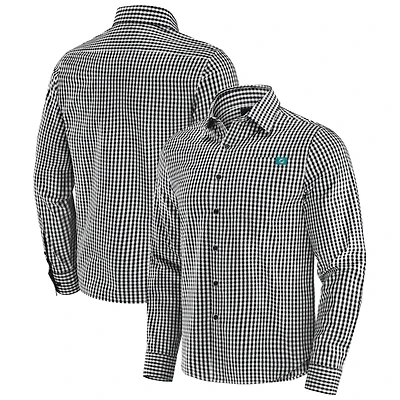 Men's J. Palmer Black Miami Dolphins Dual Threat Long Sleeve Button-Up Shirt