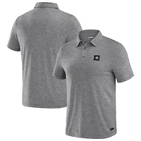 Polo noir à quatre points J. Palmer pour homme des Miami Dolphins