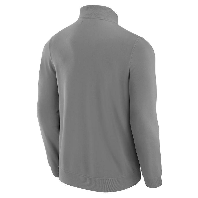 Sweat-shirt zippé QB1 pour homme J. Palmer Graphite Miami Dolphins