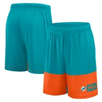 Short Athletic Aqua pour homme avec logo Miami Dolphins, le meilleur des meilleurs