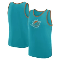 Men's Logo Athletic Aqua Miami Dolphins Unmatched Success Tank Top