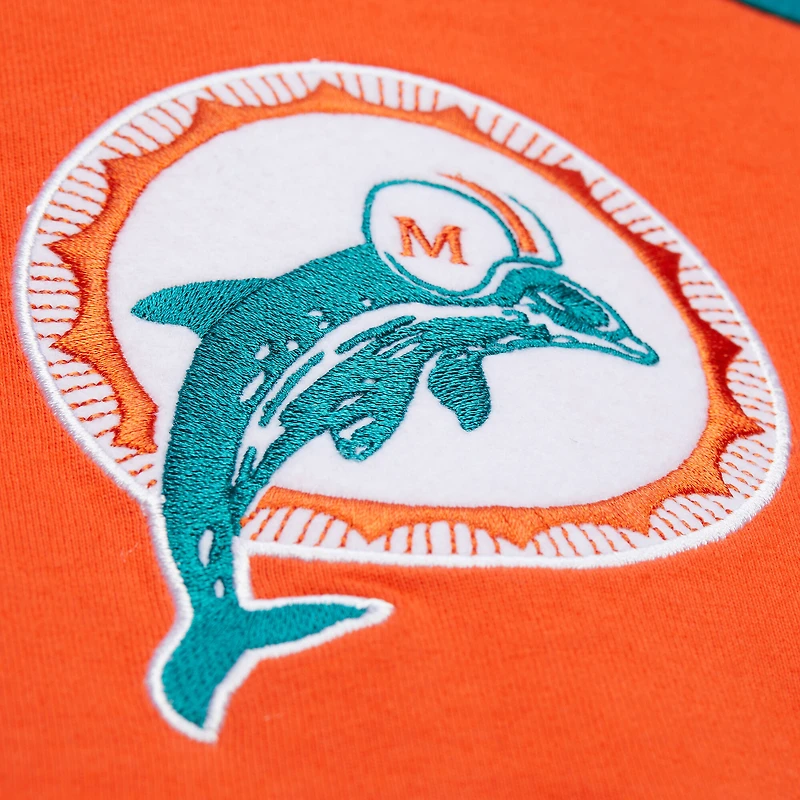 Débardeur rétro colorblock Aqua Miami Dolphins de Mitchell & Ness pour homme