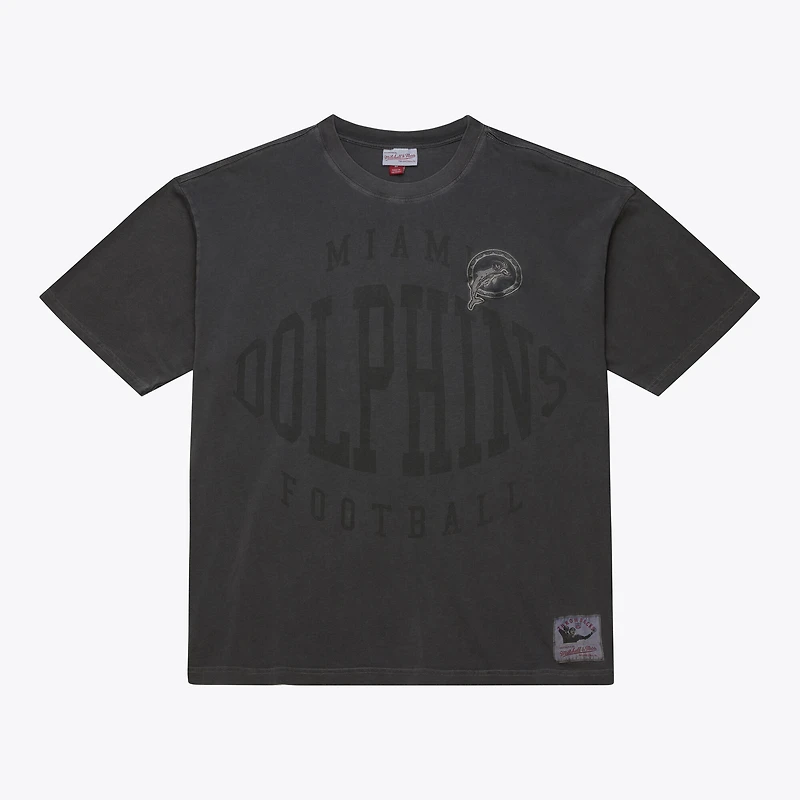 T-shirt Mitchell & Ness noir pour homme, collection Downtown