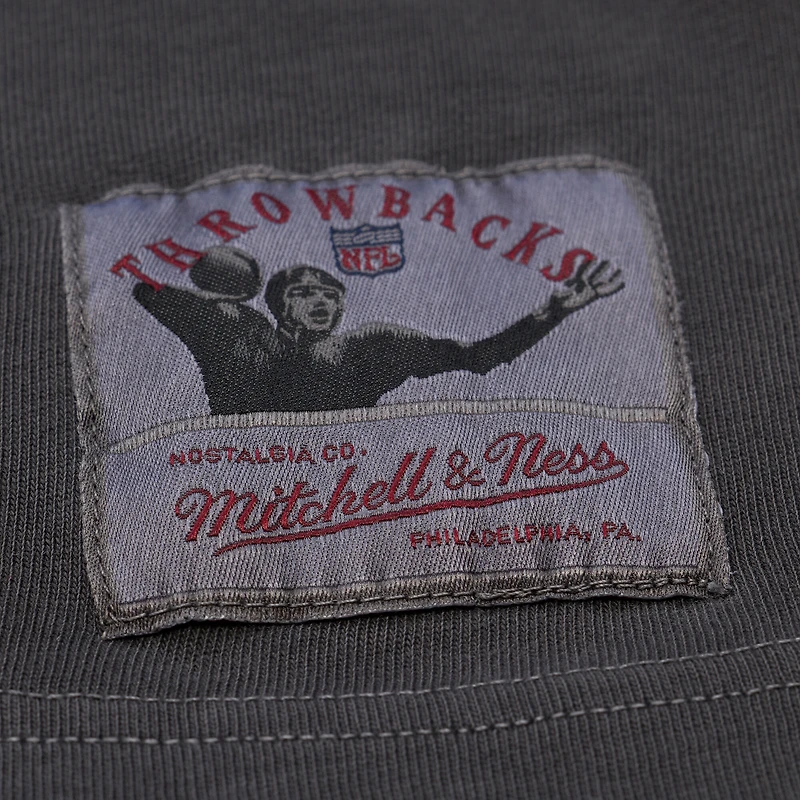 T-shirt Mitchell & Ness noir pour homme, collection Downtown