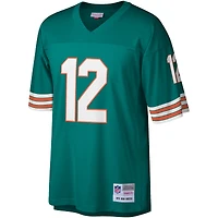 Maillot réplique Mitchell & Ness Bob Griese Aqua Miami Dolphins Legacy pour hommes