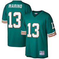 Maillot pour homme Mitchell & Ness Dan Marino Aqua Miami Dolphins 1984 Retired Player Legacy Replica
