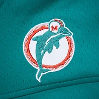 Sweat à capuche pour homme Mitchell & Ness Dan Marino Aqua Miami Dolphins Player Name Number Legacy Jersey