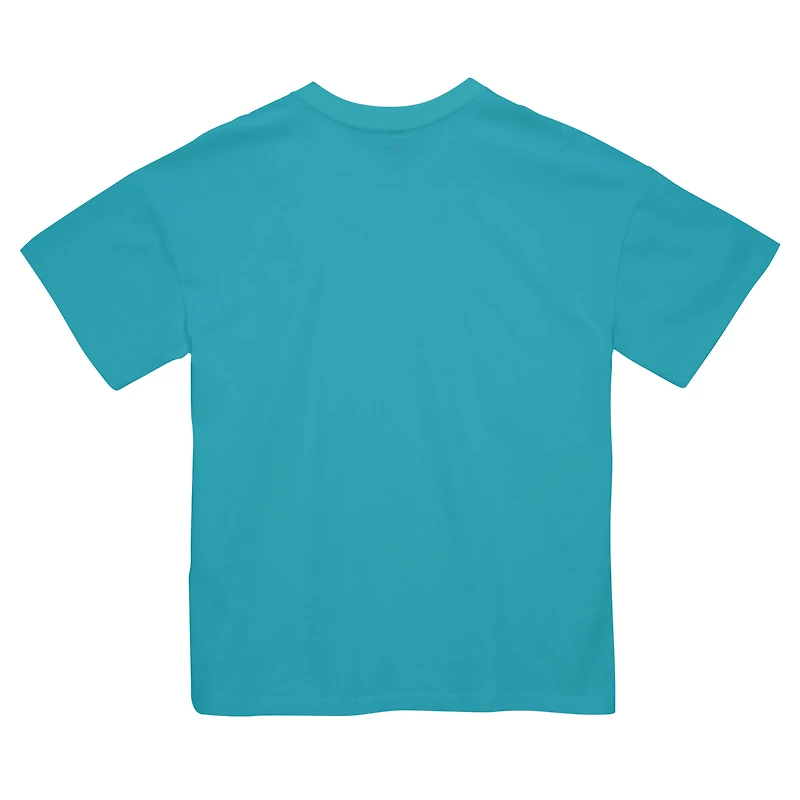 T-shirt Mitchell & Ness Dan Marino Aqua pour homme, joueur retraité des Miami Dolphins