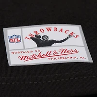 T-shirt graphique Mitchell & Ness Dan Marino pour homme, noir, des Dolphins de Miami, avec inscription « Cheat Up Player »