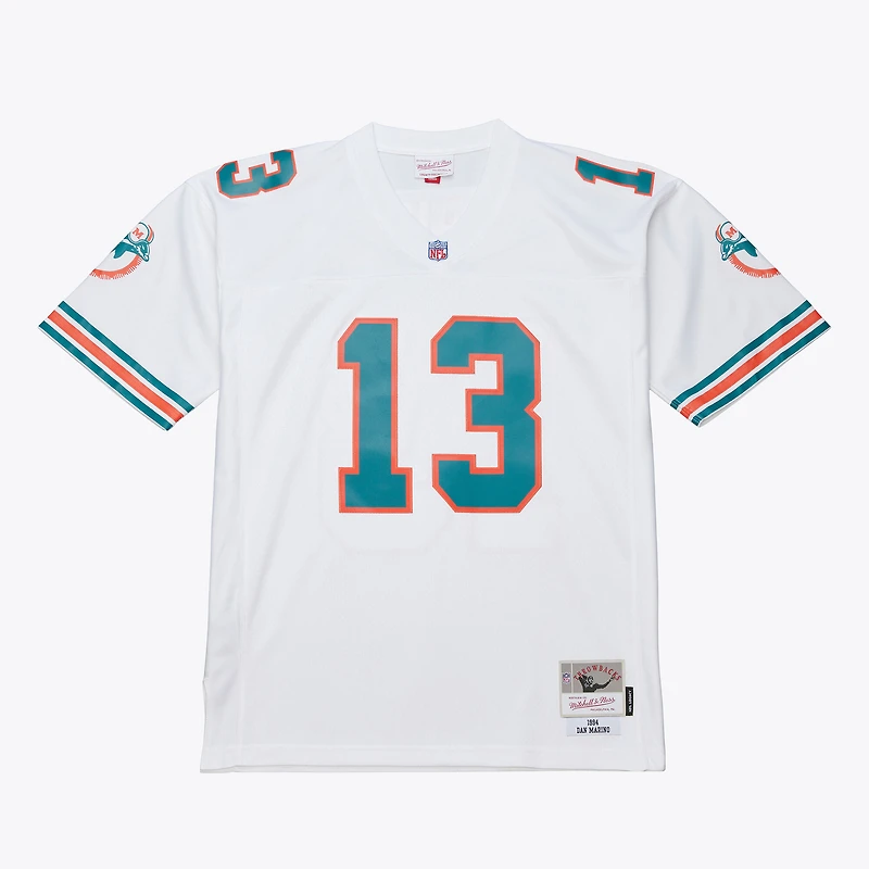 Maillot réplique Mitchell & Ness Dan Marino blanc Miami Dolphins 1994 Legacy pour homme