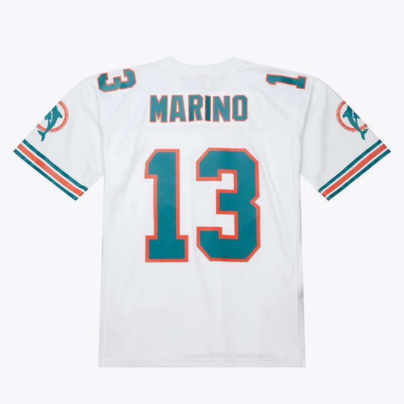 Maillot réplique Mitchell & Ness Dan Marino blanc Miami Dolphins 1994 Legacy pour homme